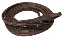 Showman 8' x 5/8" Oiled Harness Leather Split Reins