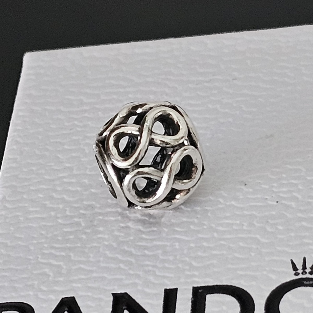 Pandora Openwork Infinity Sterling Silver Charm 791872 Free Post