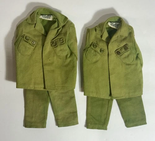 1972 GI Joe Hasbro Made In Hong Kong Commander Uniforms Two (2) Sets