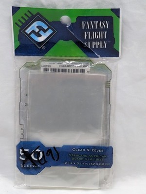 Pack Of (19) Fantasy Flight Games Green Sleeves Standard American 57 X 89 MM
