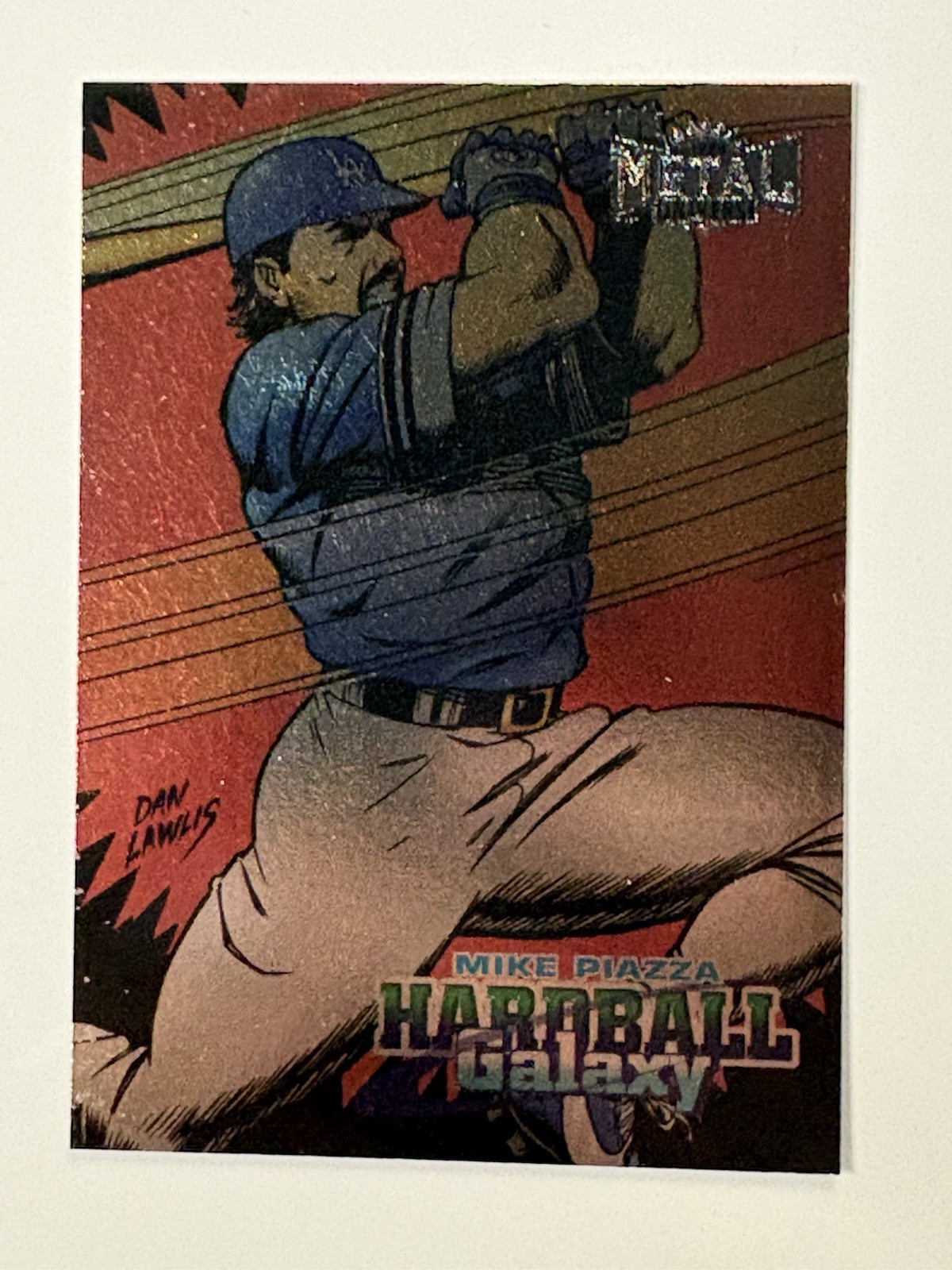 Mike Piazza 1998 Metal Hardball Galaxy #212 Dodgers