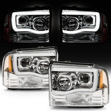 LED Projector Headlights Compatible with 2005-2007 Ford F250 F350 F450 F550 Su..