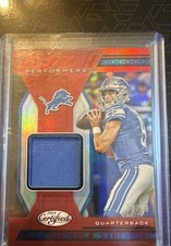 2018 Panini Certified - Clutch Performers Matthew Stafford #CP-MS Mirror Red /99