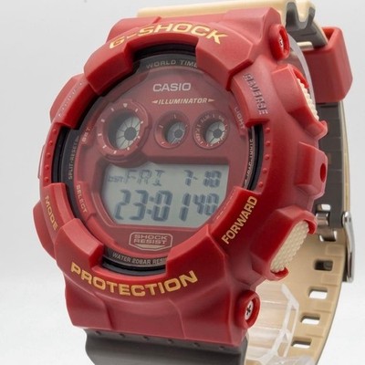 CASIO G-SHOCK GD-120NC-4JF Herren Digitaluhr Rot