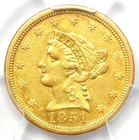 1851-O Liberty Gold Quarter Eagle $2.50 New Orleans Coin - Certified PCGS XF45
