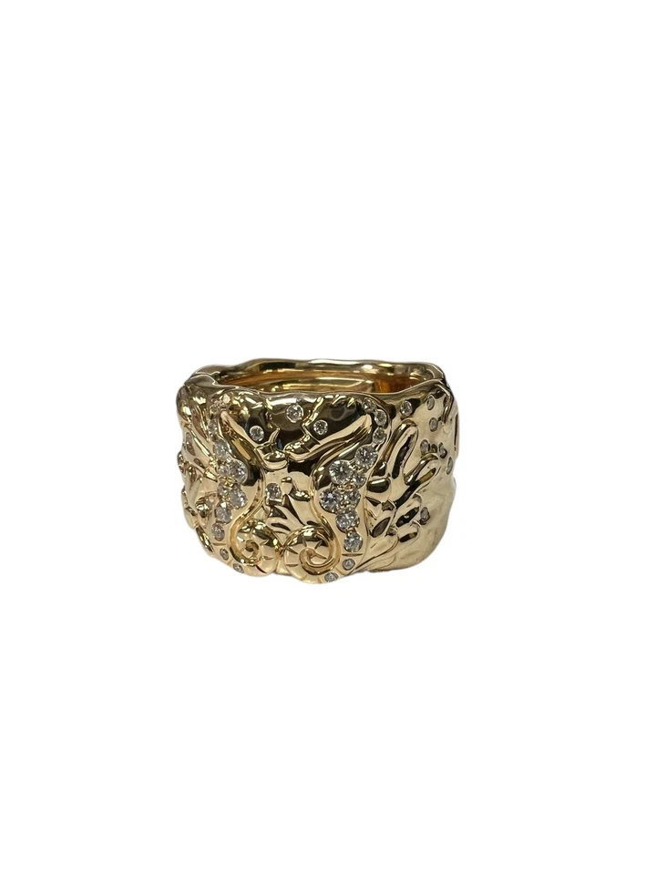 Kat Florence D Flawless Diamond Ring Set In 18k Gold 21.3 g Retail $24,000 - Image 2 of 4