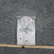 Charles Tyrwhitt Dress Shirt Mens 16.5 36/37 White Non-Iron Classic Fit NWT