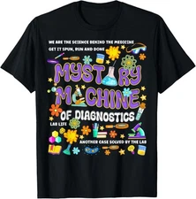 Mystery Machine of Diagnostics Lab Week 2025 Med Lab Tech Unisex T-Shirt