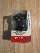 Official Sony PS3 DualShock 3 Wireless Controller Black New Sealed PS3