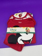 Disney Baby 12M Baby Boys 2pk Minnie Mouse Bodysuit Set Red Baby Outfit