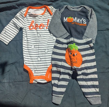 Lot of 3 Carter's size 3 month Halloween lot