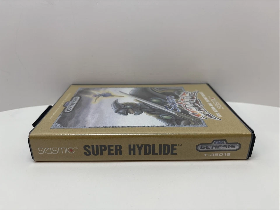 Super Hydlide Sega Genesis COMPLETE w/ Box manual game - Tested - Image 3 of 4