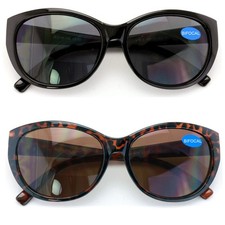 2 Pairs Women Bifocal Reading Sunglasses Reader Glasses Cateye Vintage Jackie...