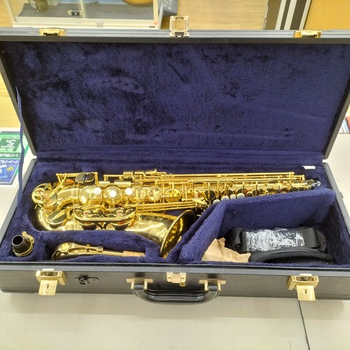 Yamaha YAS-875EX Custom EX Alto Saxophone Gold Lacquer Used Tested