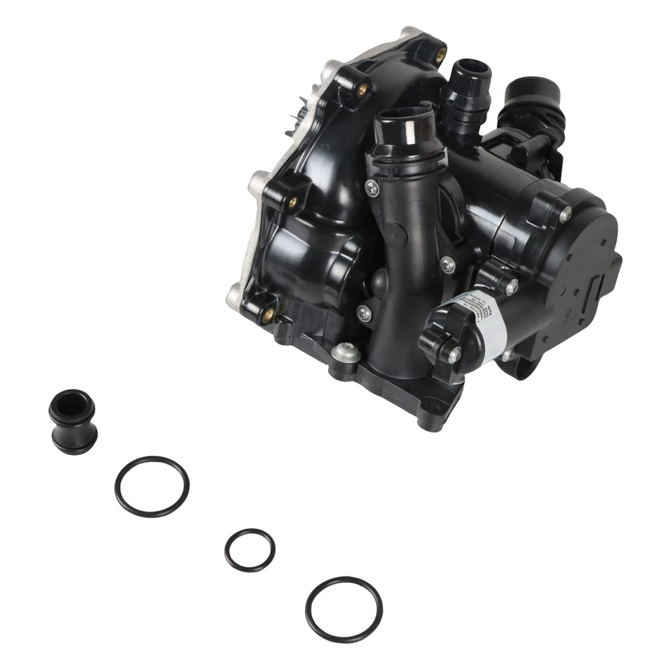 Carcasa termostato bomba agua para Audi A3 A4 A6 VW Golf Passat 1.8L 06L121005A Foto 4 de 4