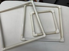 3pc Q-SNAP Cross Stitch Embroidery Frames 2pc 16x16  10x10