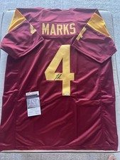 Woody Marks USC Auto Signed Jersey JSA Witness Certified Houston Texans