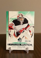2024-25 UD SP Authentic Isaac Poulter Future Watch Green 99/199