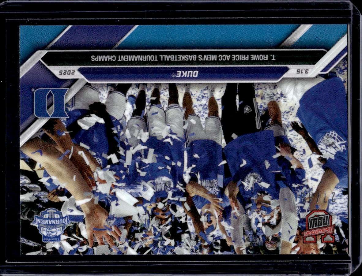 2024-25 Bowman U Now Topps #87 Duke Blue Parallel Card #d 27/49