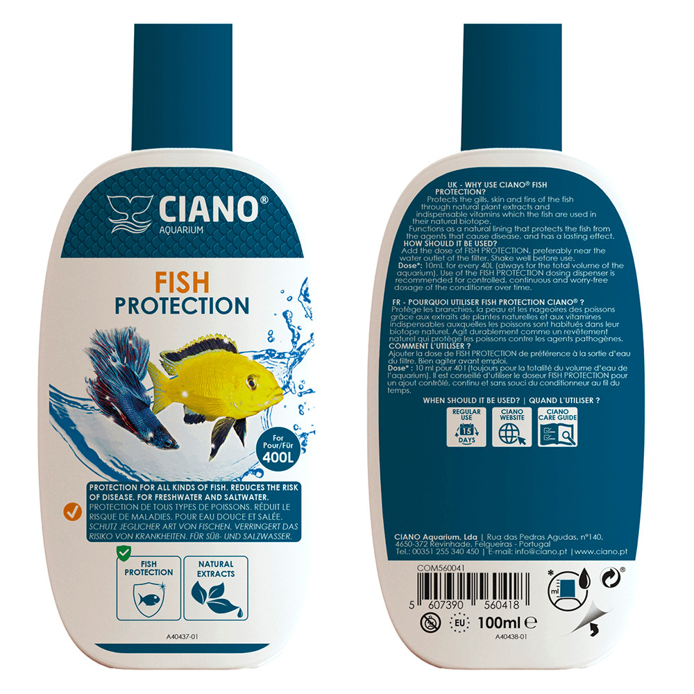 Ciano Aquarium Fish Protection 100ml | Aquarium Fish Tank Treatment