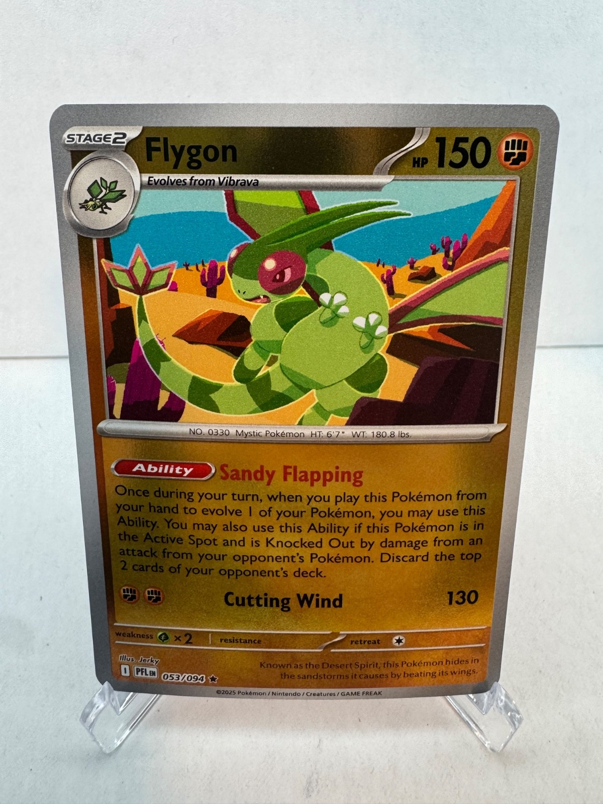 Flygon 53/94 - Reverse Holofoil NM - ME: Phantasmal Flames - Pokémon TCG