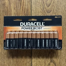 Duracell AA CopperTop 1.5V Alkaline Batteries 24 Pack guaranty 12 years in store