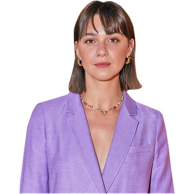Emma Appleton (Purple) Half Body Buddy Cutout