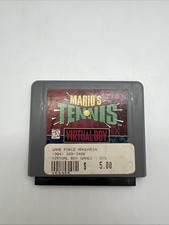 Mario's Tennis Nintendo Virtual Boy DISC/CART ONLY TESTED
