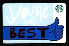 STARBUCKS You're the Best ( 2017 ) Gift Card ( $0 )