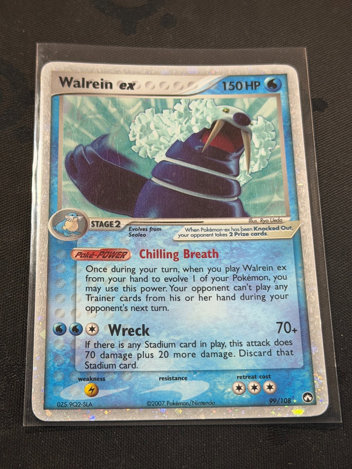 Walrein ex Ultra Rare Power Keepers 99/108 NM