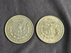 Lot Of Two 1921 Silver Morgan Dollars
