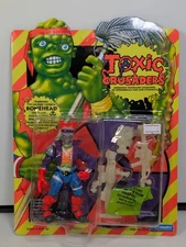 1991 Playmates Toxic Crusaders Bonehead Action Figure MOC Unpunched New Sealed