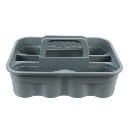 Cleaning Basket Plastic Tool Carrier Small Bucket Multi Compartments Container - Picture 10 of 12