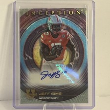 2022-23 Bowman Inception University - Autographs Jeff Sims #BIA-JSS (AU, RC)