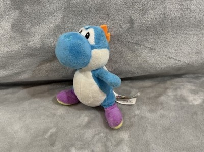 Yoshi Light Blue Plush 6  Super Mario Bros Nintendo 2021