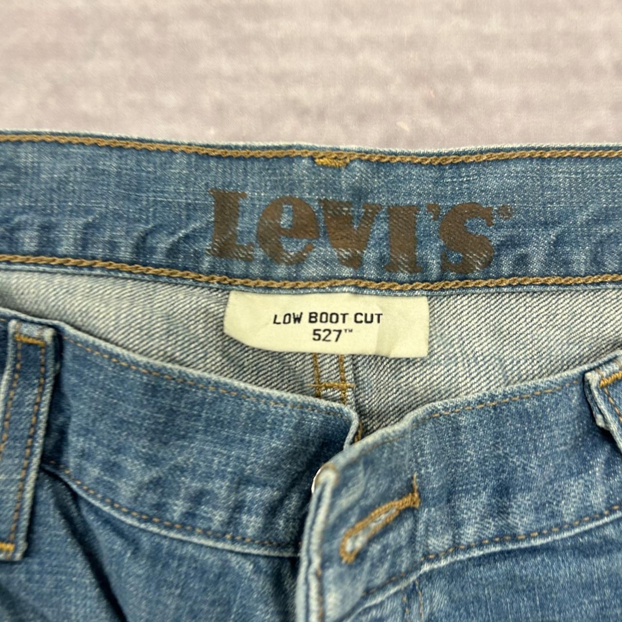 Levi's Shorts Levi 527 Cut Off Denim Jort Shorts Men's 38 thumbnail 3