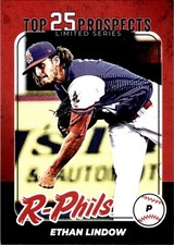 2022 Ethan Lindow Choice Minor League Rookie Card Reading Phils Top 100