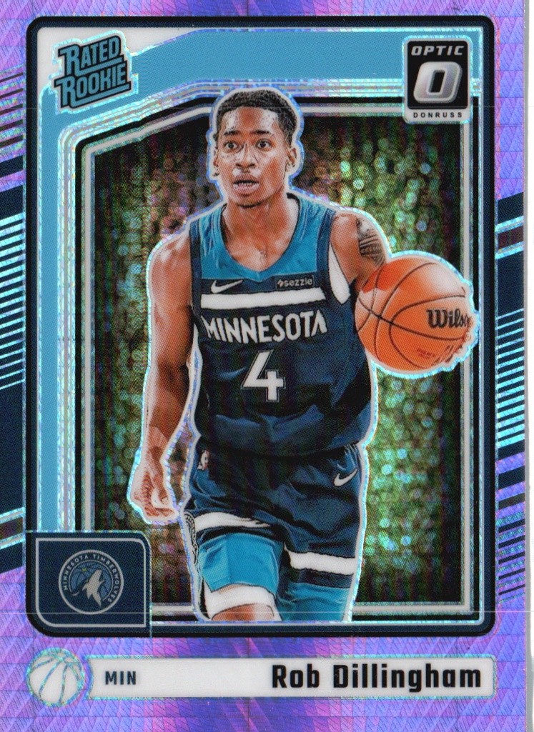 2024-25 Donruss Optic #259 Rob Dillingham Hyper Pink