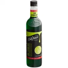 DaVinci Gourmet Classic Lime Flavoring / Fruit Syrup 750 mL 711SYP4LIME