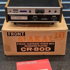 Akai CR-80D 8 Track Player Recorder With Original Box And Manual WORKING