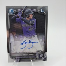 Kyle Karros Bowman Chrome 2025 Auto