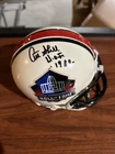 Art Shell Hall of Fame signed Mini Helmet with “HOF 1989” Inscri. & Plexi Case!