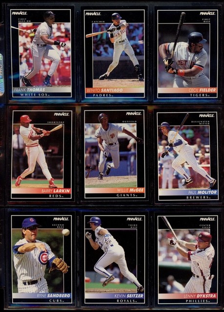 1992 Pinnacle Baseball, 301 to 620, U-PICK, finish your set, NM, RB2