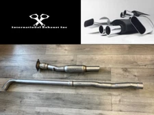 Fits: 2002-2004 Jaguar X-TYPE 2.5L-3.0L AWD Direct Fit Exhaust Resonator W/Flex