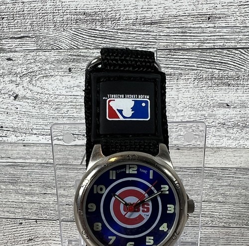 Youth Chicago Cubs Watch~Boys MLB Rookie Watch~BRAND NEW!~Cubs Black Watch ⚾️ - Picture 8 of 12