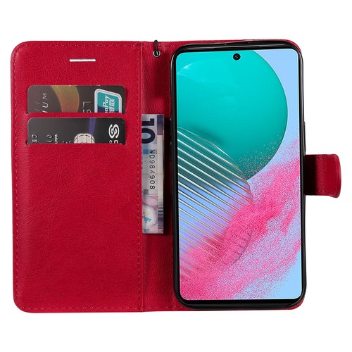 Phone Case Cover for Samsung S24 A05 M54 Solid Color PU Leather Flip Wallet Case - Picture 7 of 18