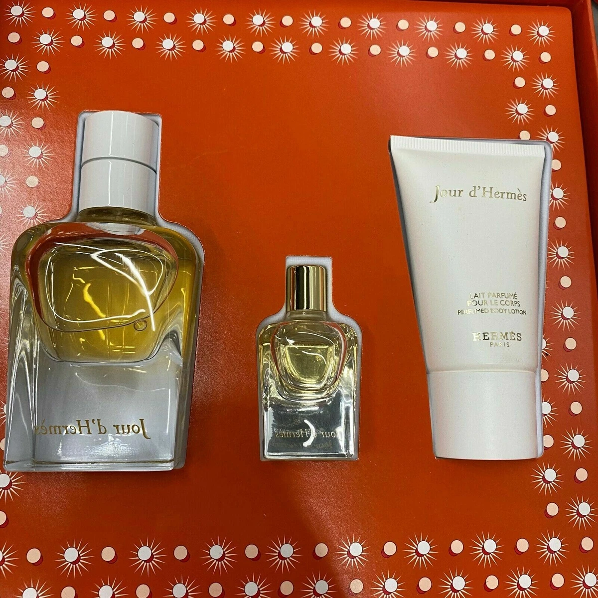 HERMES JOUR D HERMES 3 PIECE GIFT SET EAU DE PARFUM SPRAY 50ML NIB