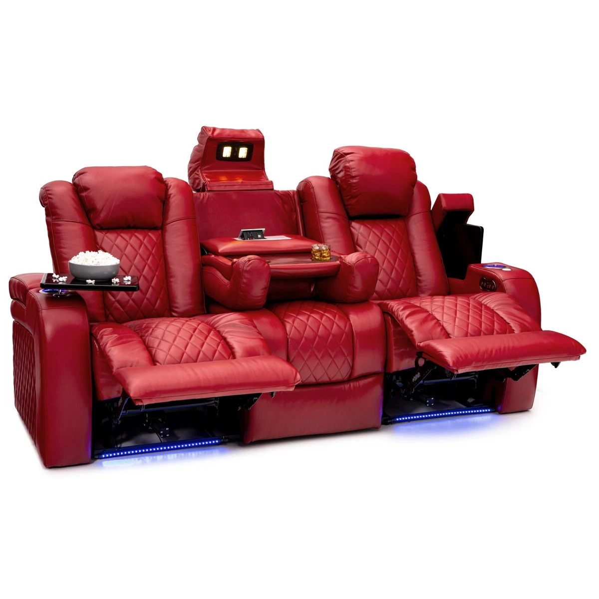 Seatcraft Anthem Home Theater Seating Sofa + Loveseat Set Seat Chair Couch