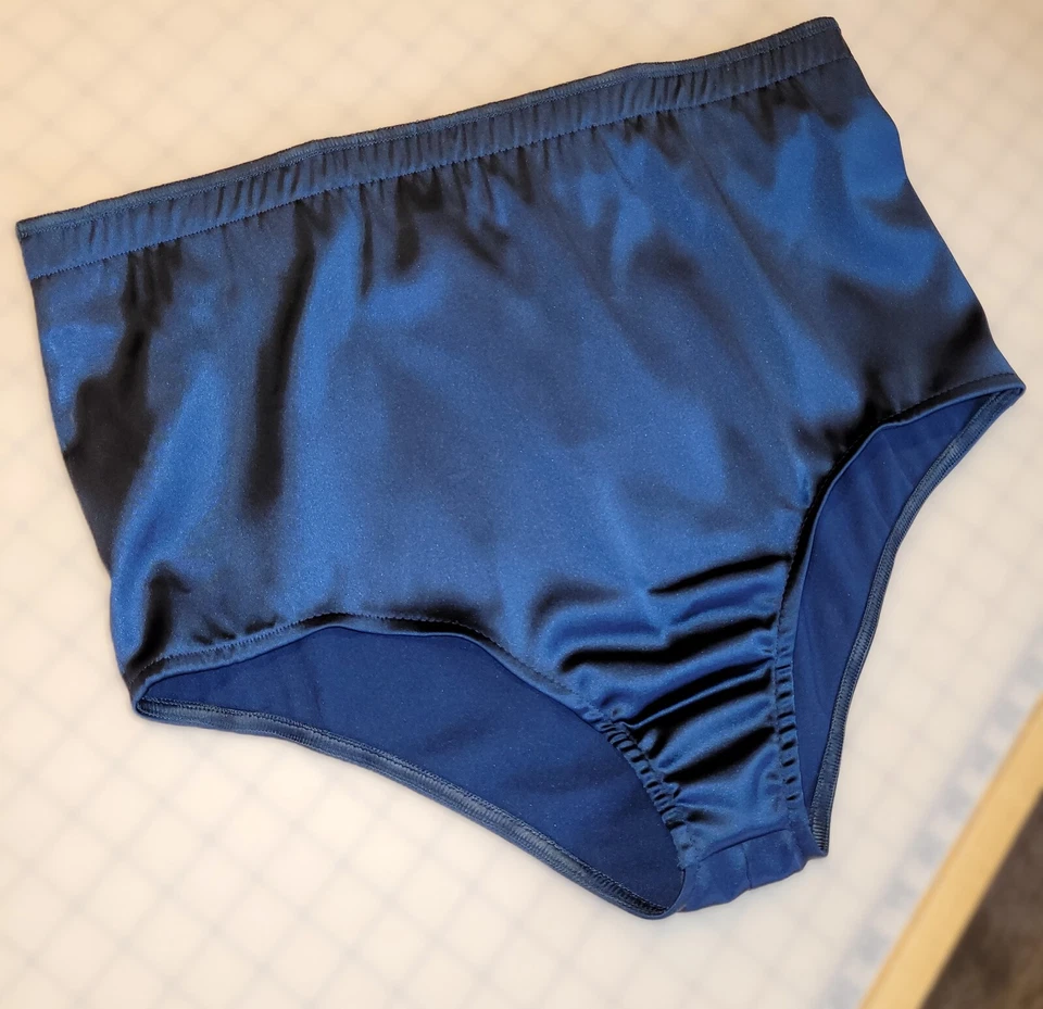 Pantalones Cortos Héroe Azul Elastizados Satén por WS2 34" Cintura Foto 3 de 3