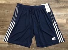 Adidas Primegreen Mens XL Blue Athletic Football Soccer Shorts New with Tags